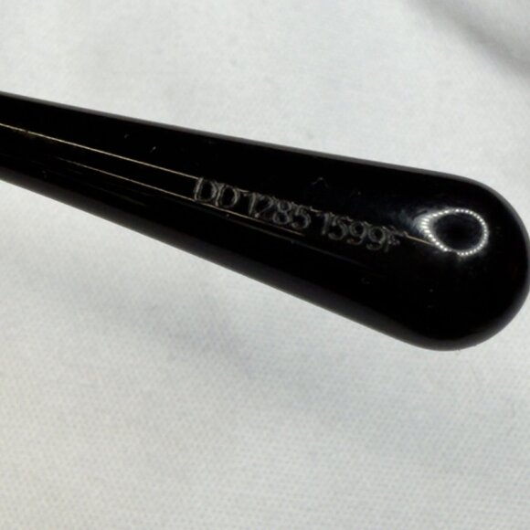 Dolce & Gabbana DG 2242 13348G Black Gold Metal Square Sunglasses Gray Gradient - Picture 11 of 12